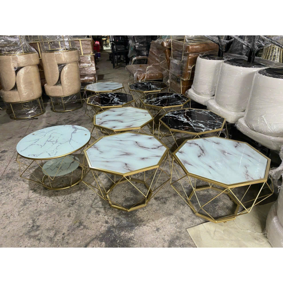 BÀN SOFA KIM CƯƠNG MẶT KÍNH