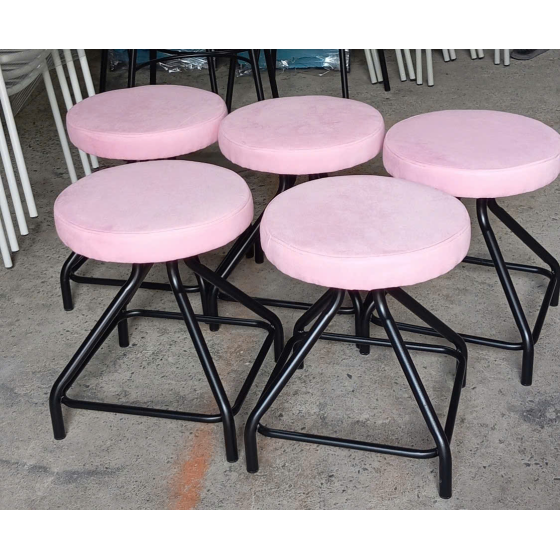 ghế đôn chân sắt mặt nệm