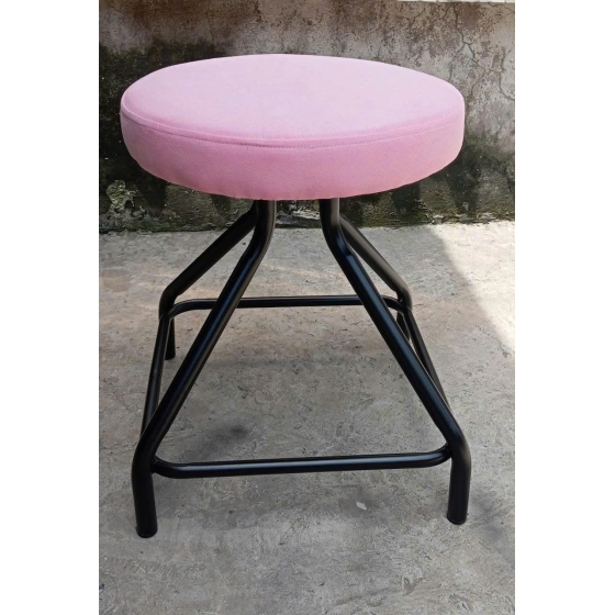ghế đôn chân sắt mặt nệm