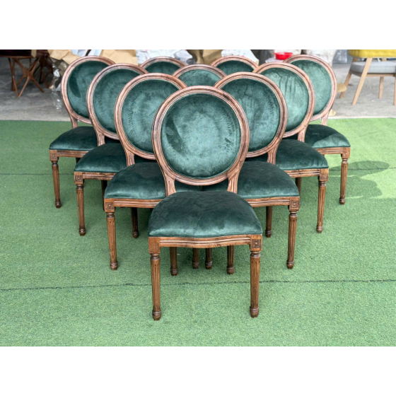 Ghế gỗ luosi bọc nệm không tay 