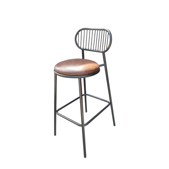 ghế quầy bar sắt, ghế quầy bar lưng sắt