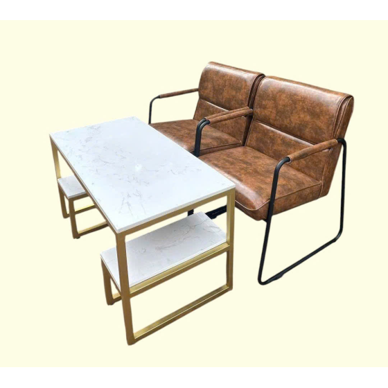 GHẾ SOFA CAFE ĐƠN VÀ ĐÔI KẾT HỢP