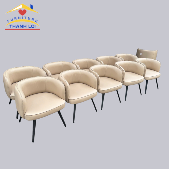 Bộ Ghế Cafe sofa chân sắt