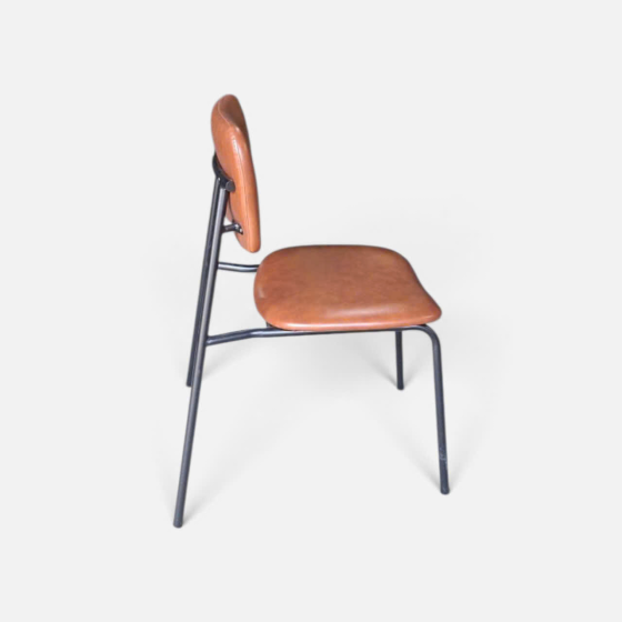 ghế sắt tựa lưng nệm ( TL 372)