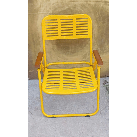 ghế xếp sắt cà phê