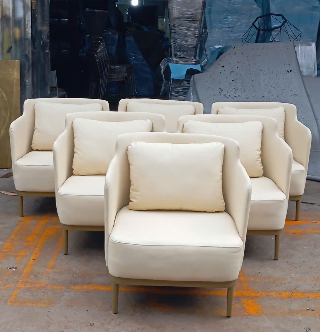 sofa đơn sang trọng cho quán