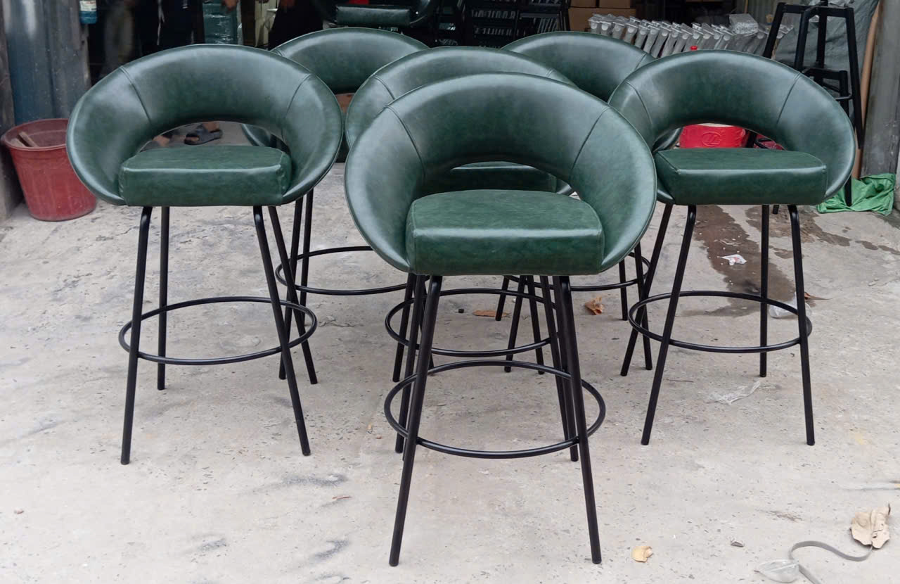ghế bar khung sắt cao