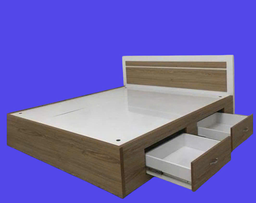 Giường gỗ công nghiệp