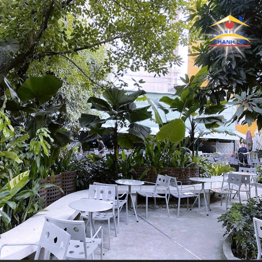 Bộ Bàn ghế cafe ngoài trời