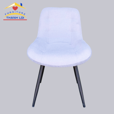 ghế ăn bọc nệm chân thép